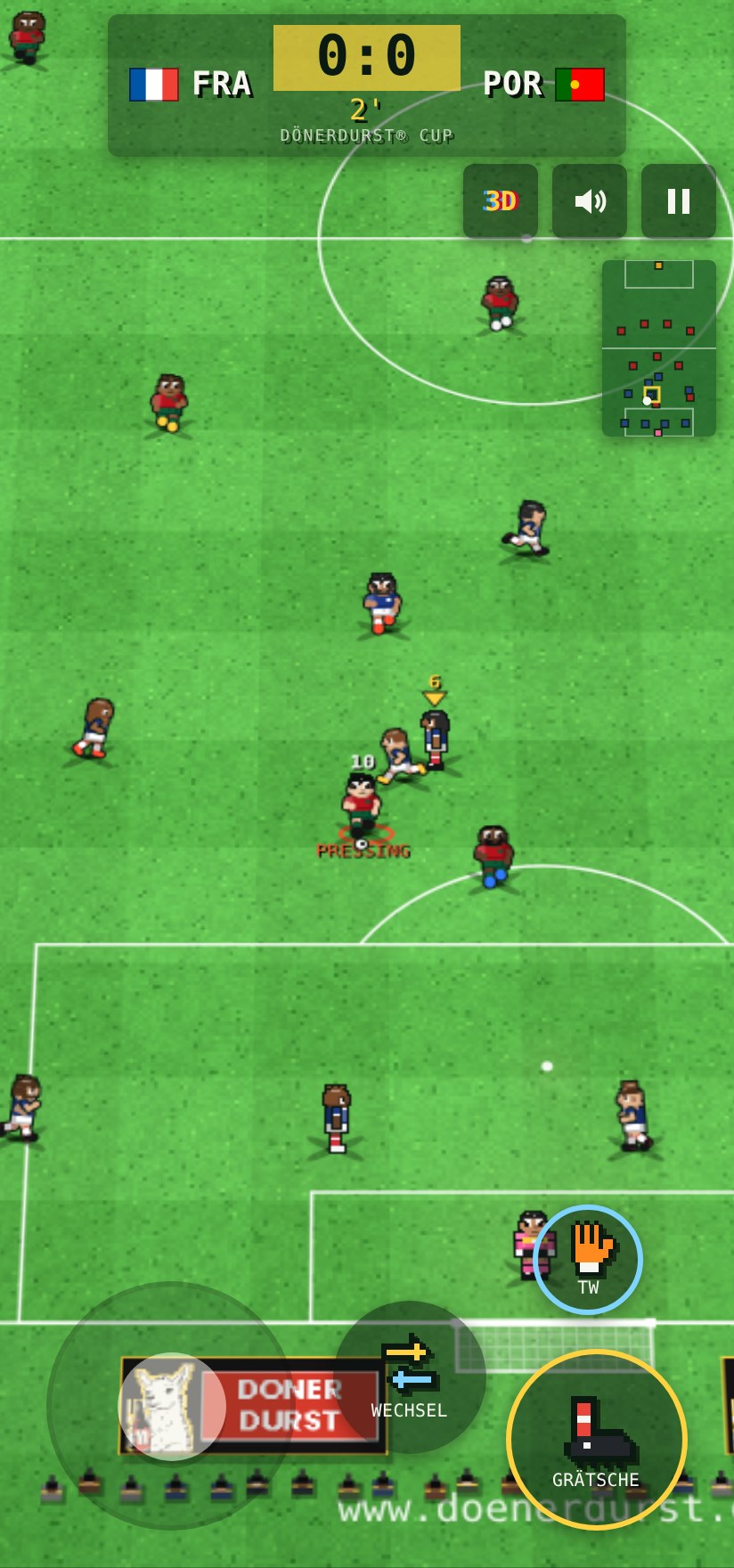 Dönerdurst Cup Gameplay auf dem Handy
